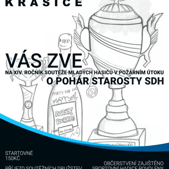 Sbor dobrovolných hasičů Krasice Vás zve na XIV. ročník domácích závodů "O pohár starosty SDH" - 12. září 2020 od 10:00